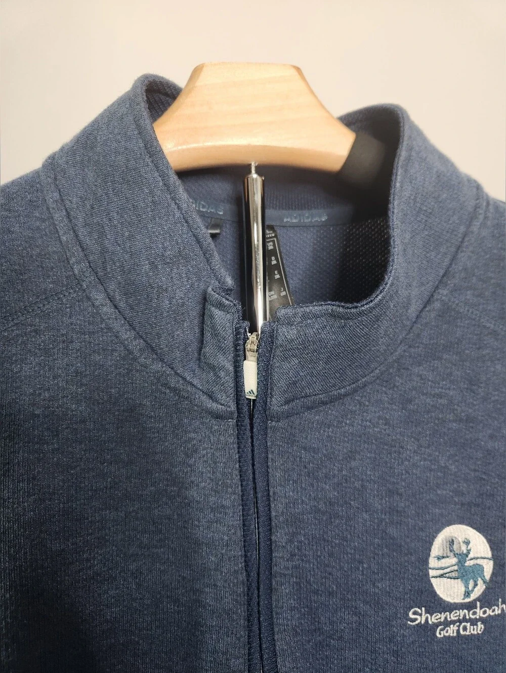 Adidas 3-Stripes Quarter-Zip Pullover Sweater